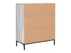 Vitrina Gris sonoma 69.5 x 33 x 82 cm Madera contrachapada