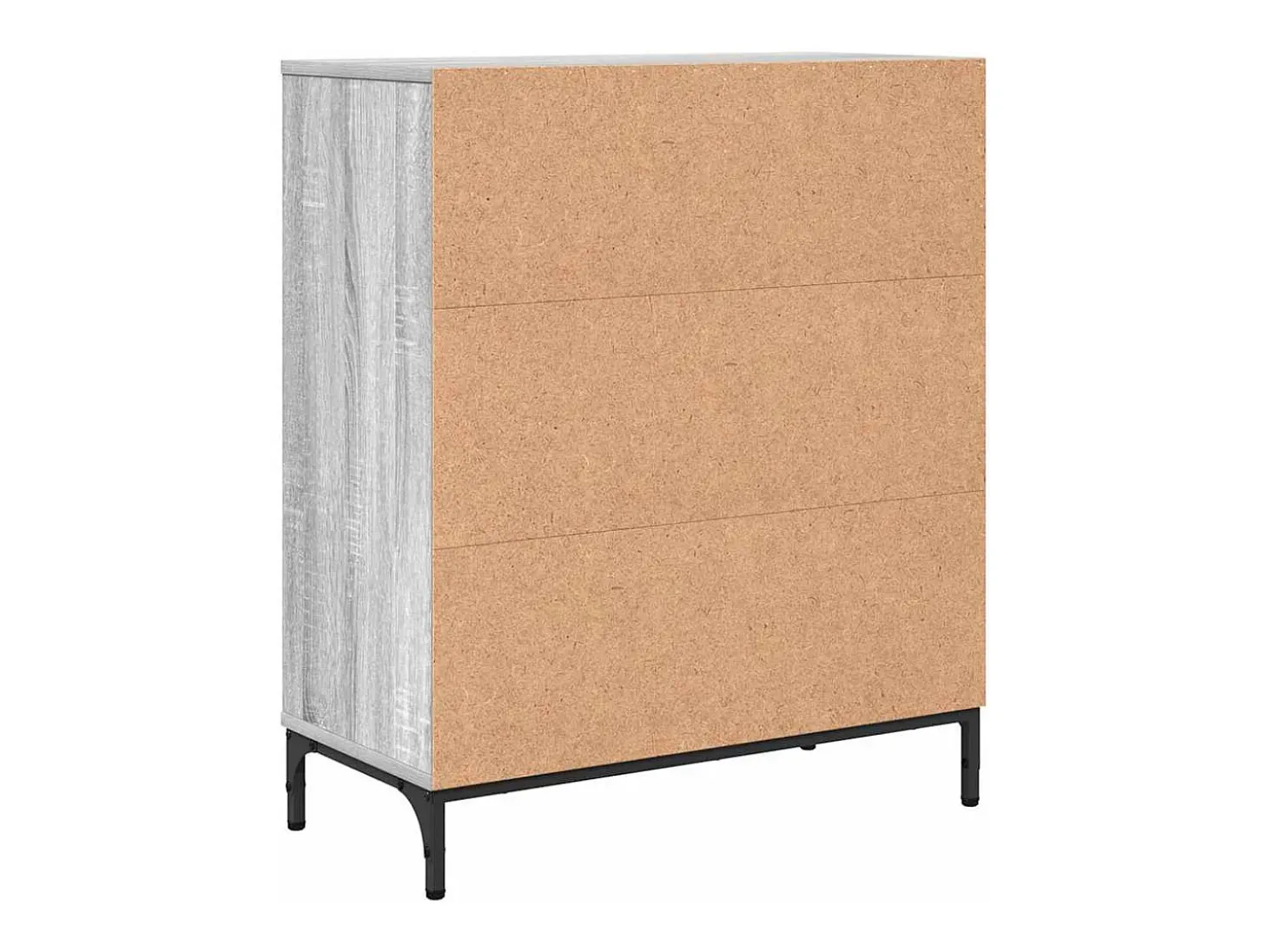 Vitrina Gris sonoma 69.5 x 33 x 82 cm Madera contrachapada