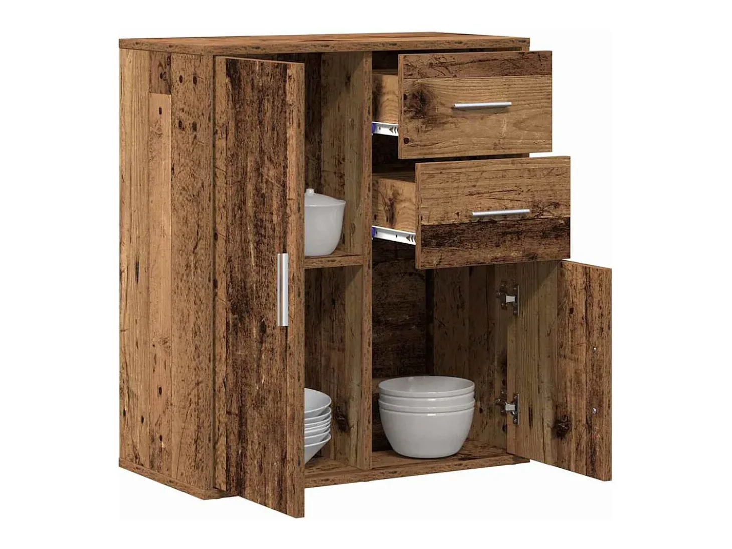 Vitrina Madera antigua 60 x 31 x 70 cm Madera contrachapada