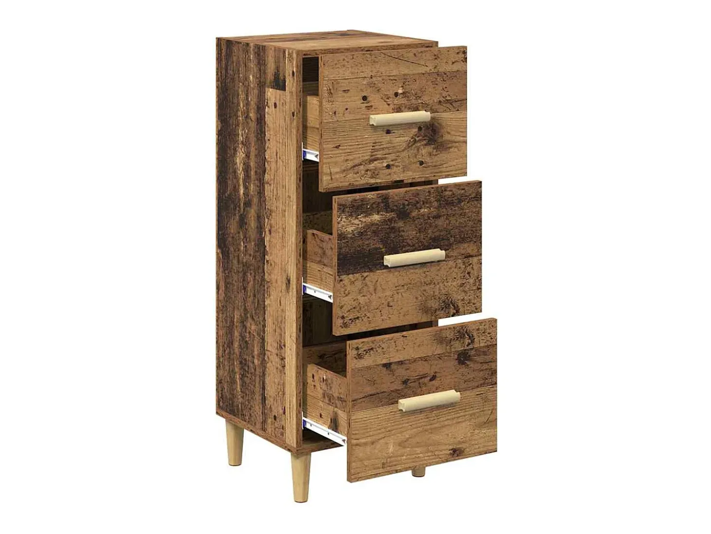 Vitrina Madera vieja 34.5 x 34 x 90 cm Madera contrachapada