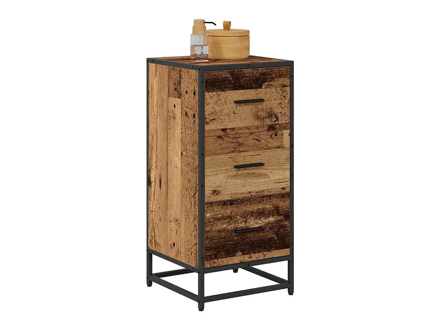 Vitrina Madera vieja 35.5 x 35 x 76 cm Madera contrachapada