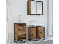 Vitrina Madera vieja 35.5 x 35 x 76 cm Madera contrachapada