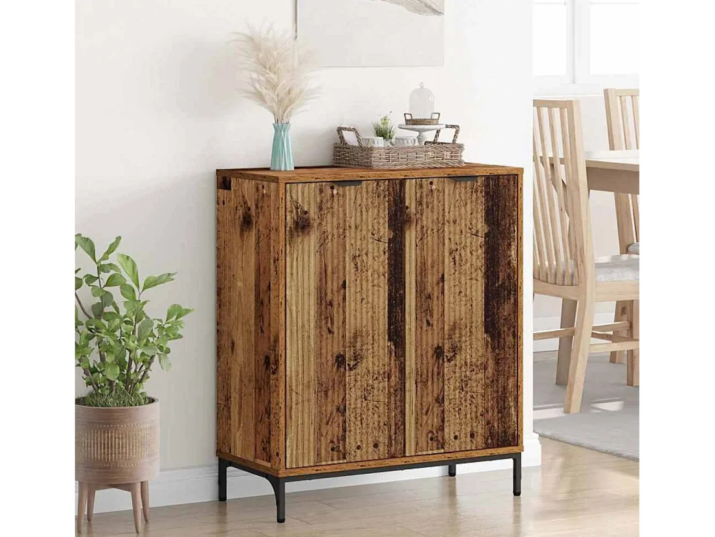 Vitrina Madera vieja 69.5 x 33 x 82 cm Madera contrachapada