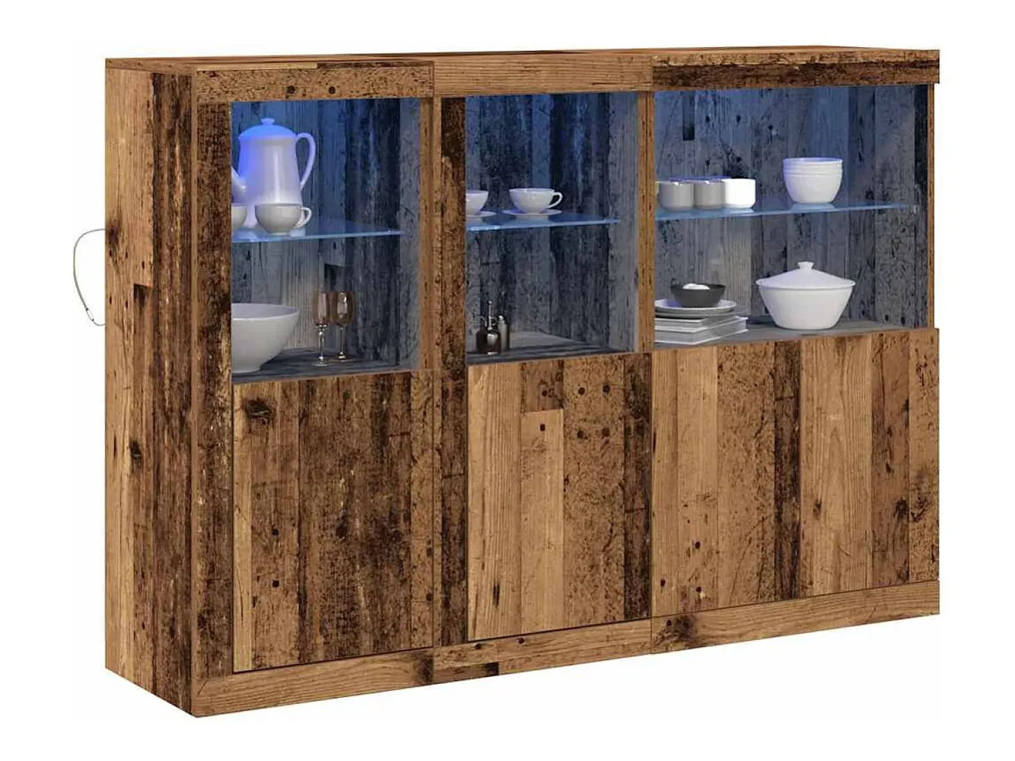 Vitrina Madera vieja 142.5 x 37 x 100 cm Madera contrachapada