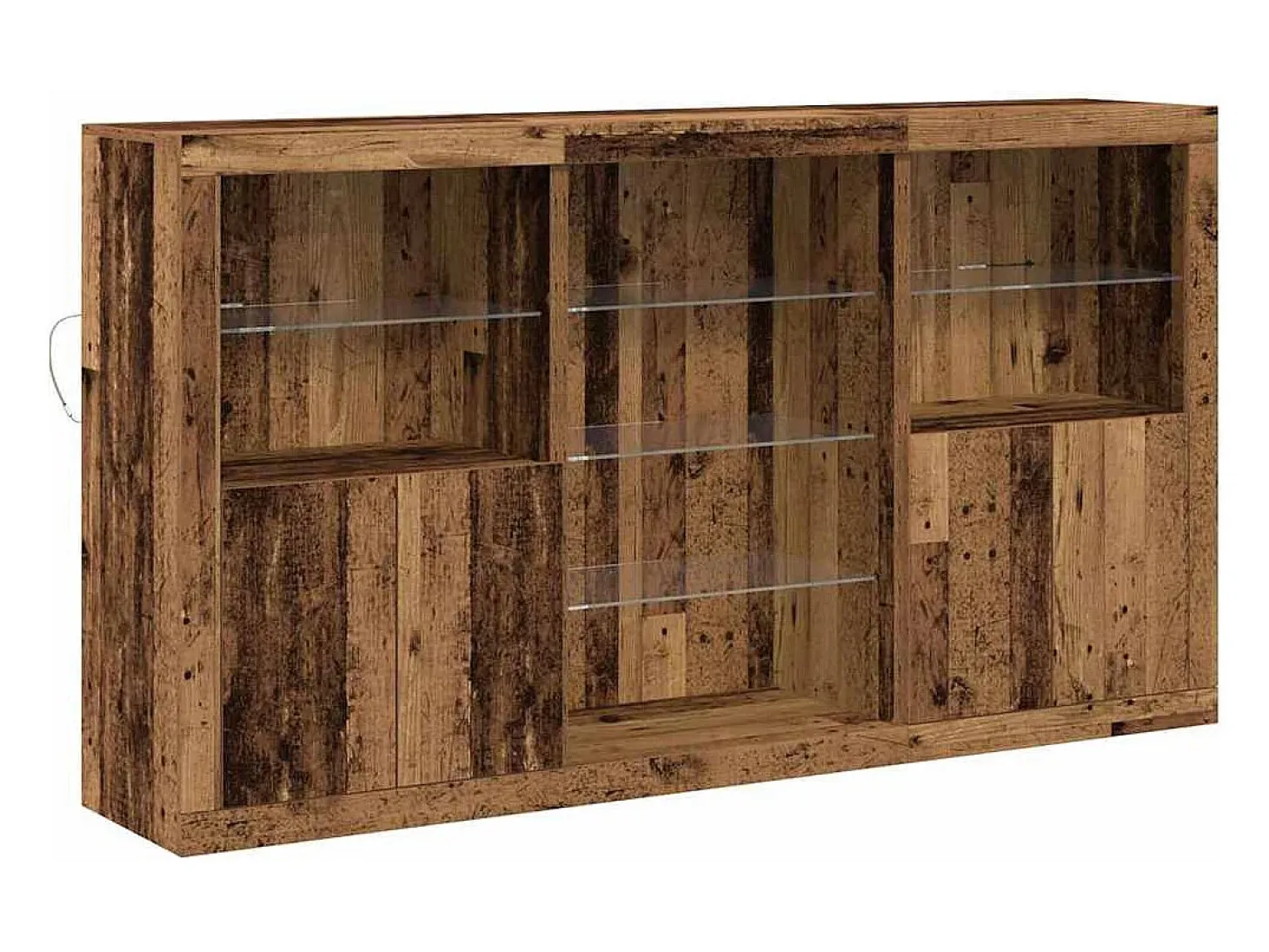 Vitrina Madera vieja 181.5 x 37 x 100 cm Madera contrachapada