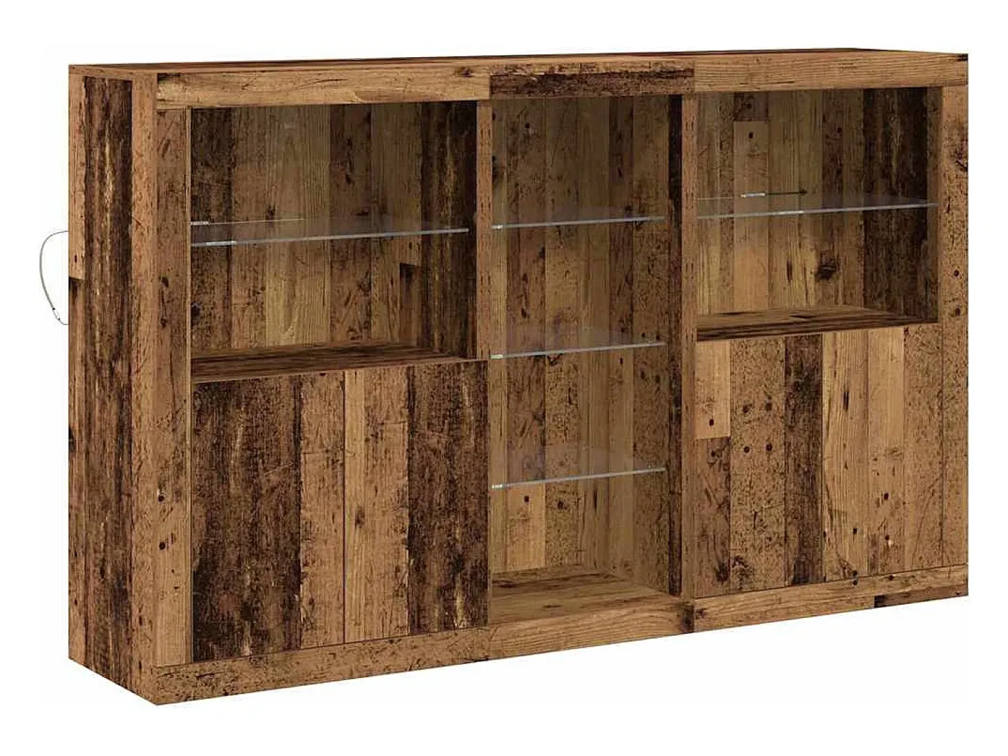 Vitrina Madera vieja 162 x 37 x 100 cm Madera contrachapada