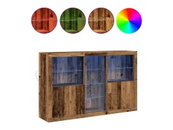 Vitrina Madera vieja 162 x 37 x 100 cm Madera contrachapada