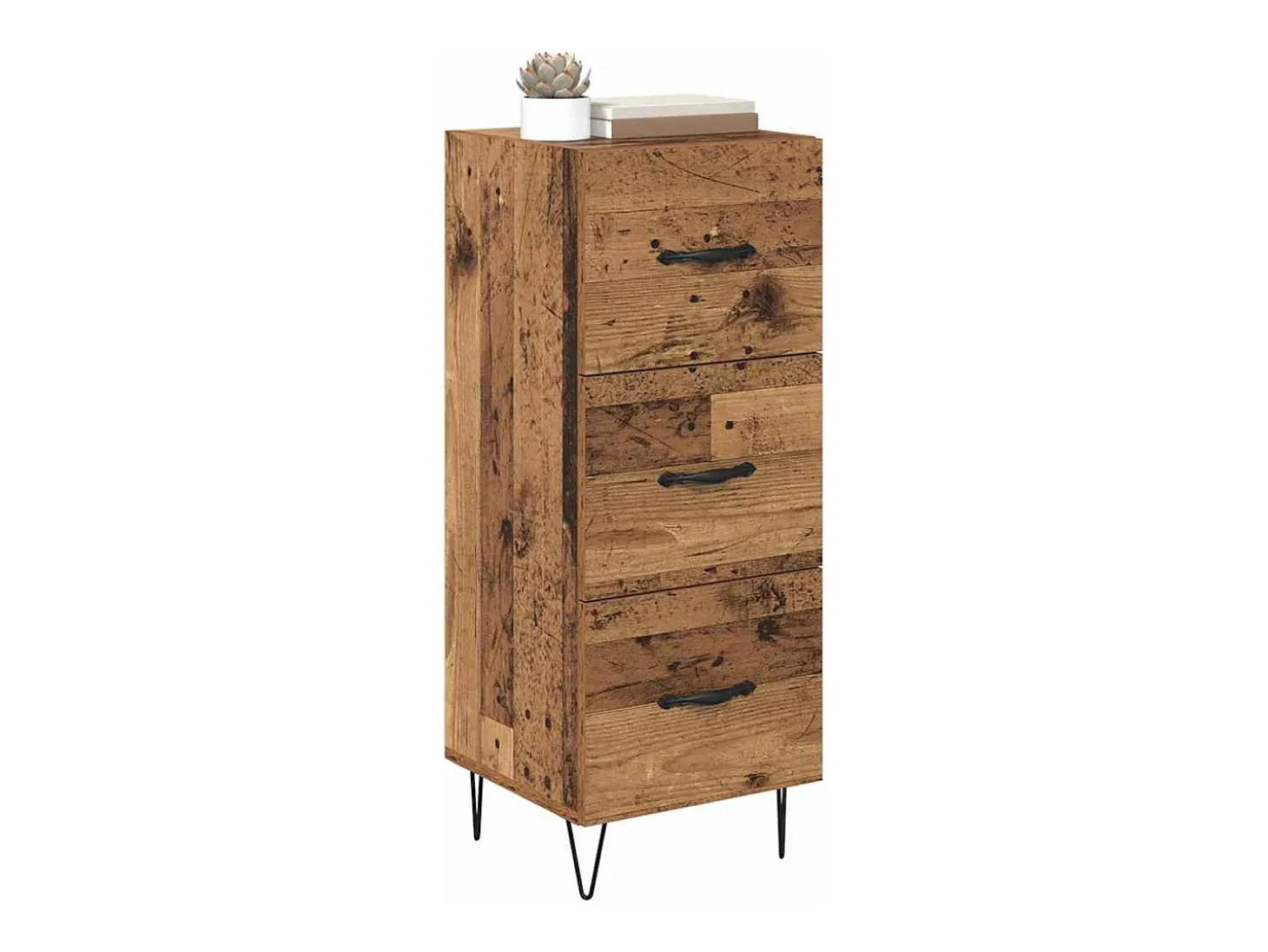 Vitrina Madera vieja 34 x 34.5 x 90 cm Madera contrachapada