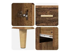 Vitrina Madera vieja 34 x 69.5 x 89 cm Madera contrachapada