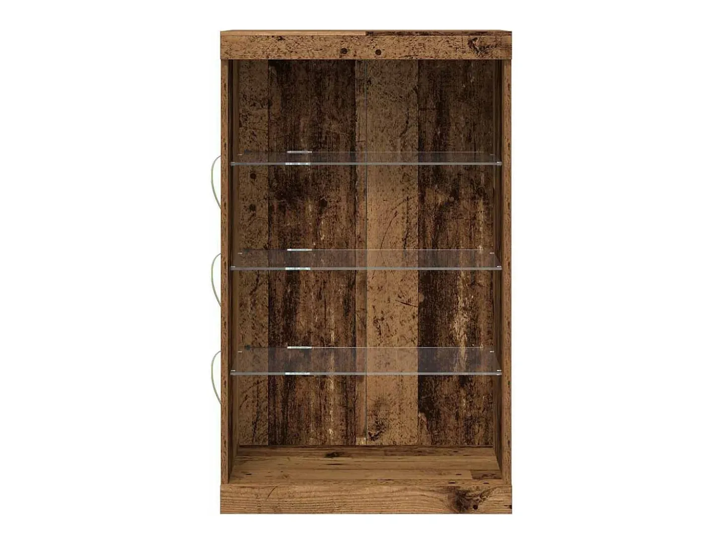 Vitrina Madera vieja 60.5 x 37 x 100 cm Madera contrachapada