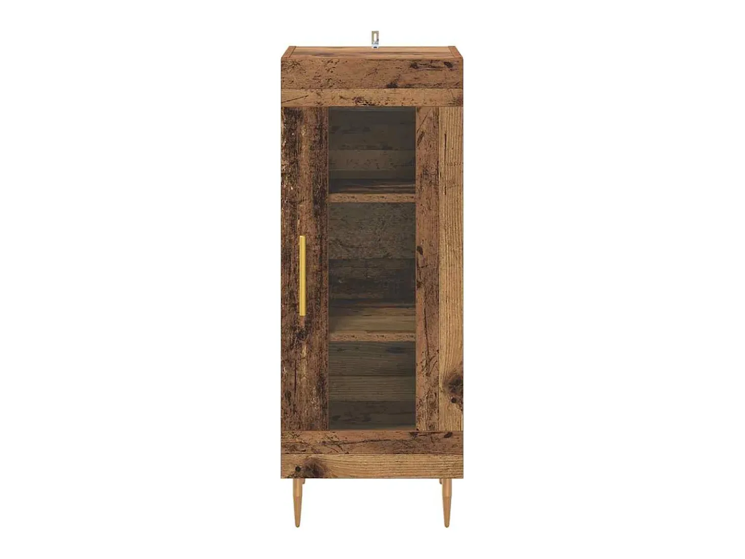 Vitrina Madera vieja 34 x 34.5 x 90 cm Madera contrachapada