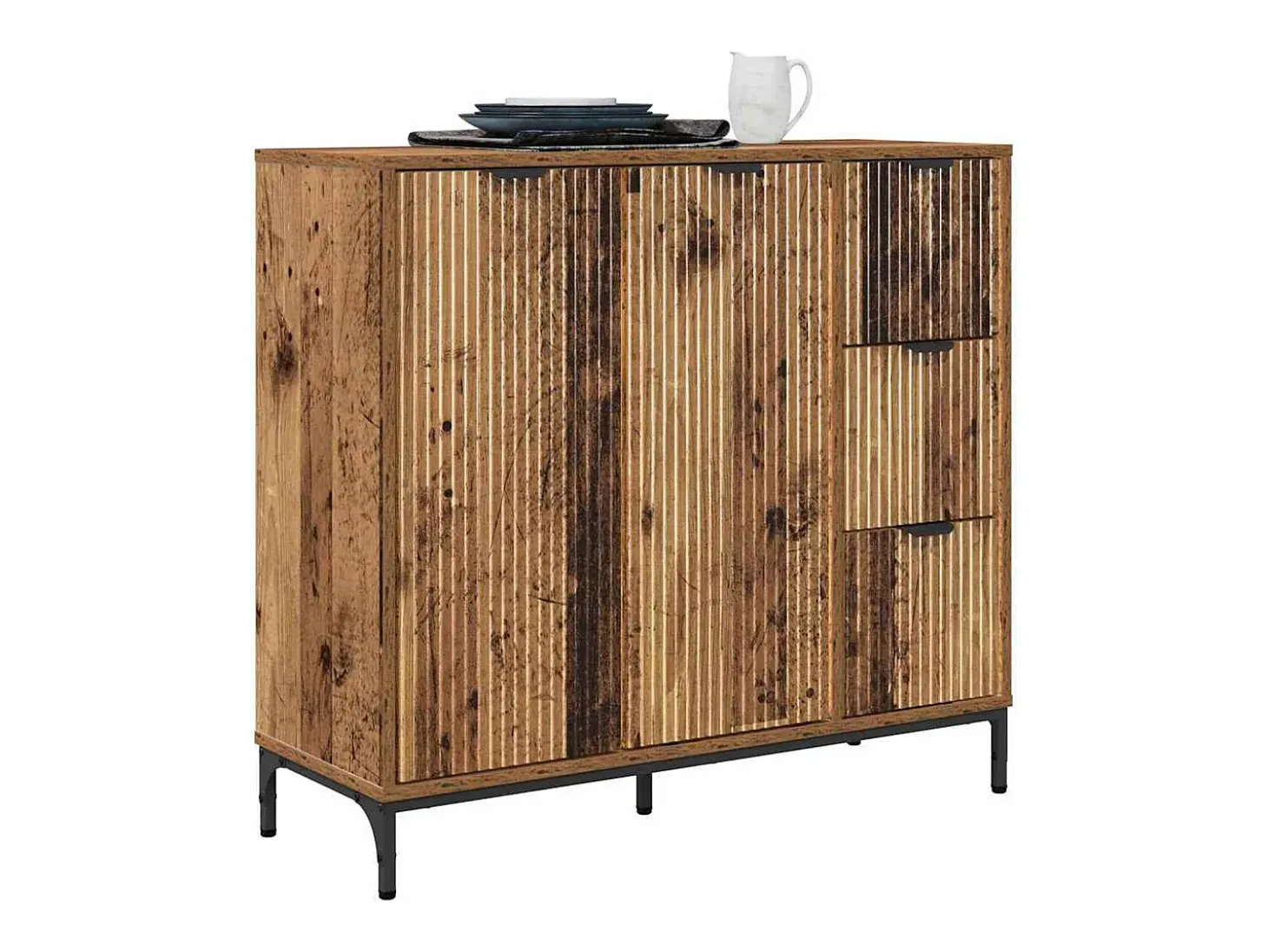 Vitrina Madera vieja 89.5 x 33 x 82 cm Madera contrachapada