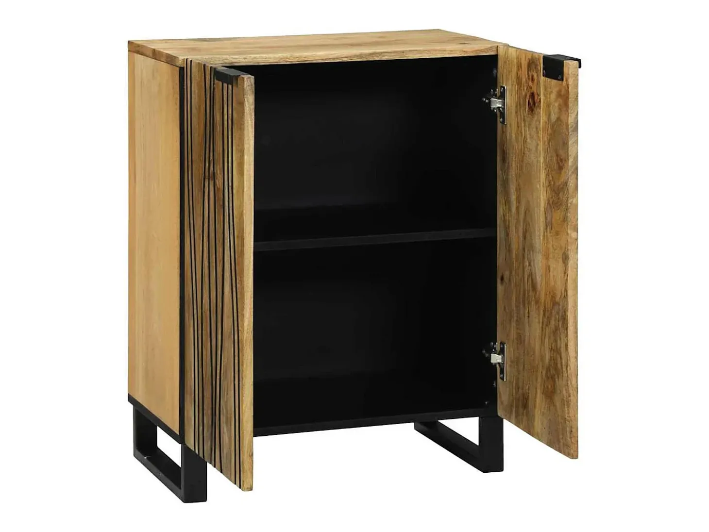 Vitrina Marrón 60 x 33.5 x 75 cm Madera maciza de Mango
