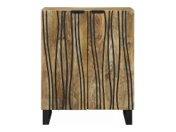 Vitrina Marrón 60 x 33.5 x 75 cm Madera maciza de Mango