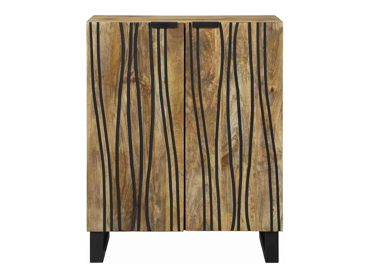 Vitrina Marrón 60 x 33.5 x 75 cm Madera maciza de Mango