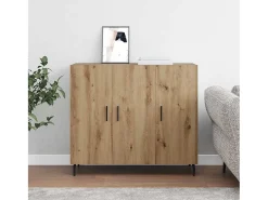 Vitrina Marrón 90 x 34 x 80 cm Madera contrachapada