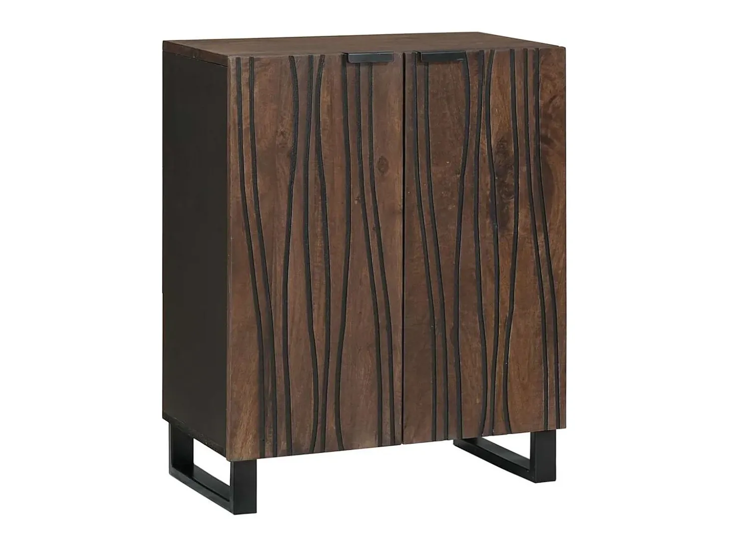 Vitrina Marrón 60 x 33.5 x 75 cm Madera maciza de Mango