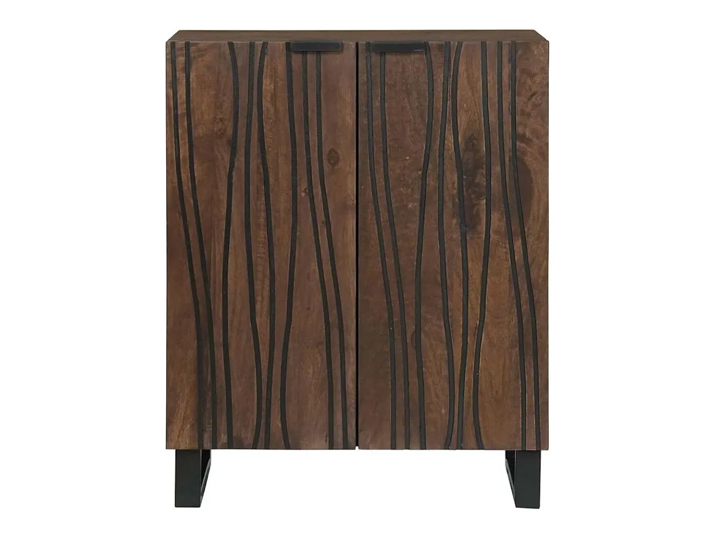 Vitrina Marrón 60 x 33.5 x 75 cm Madera maciza de Mango