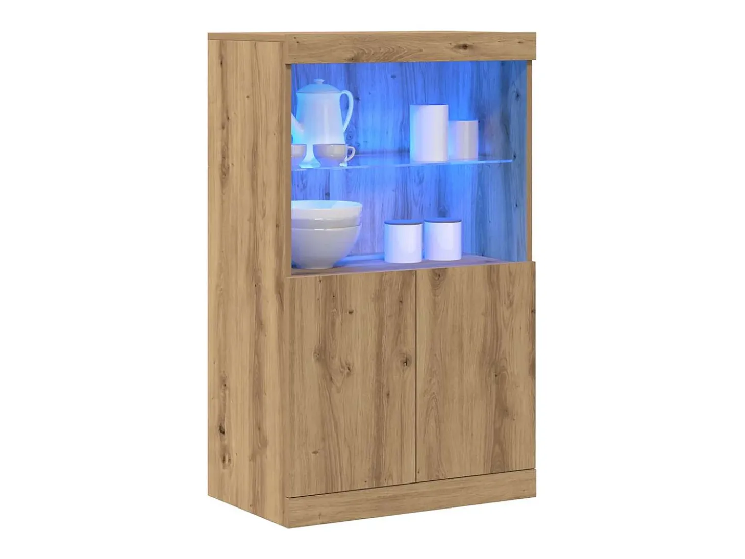 Vitrina Marrón 60 x 37 x 100 cm Madera contrachapada