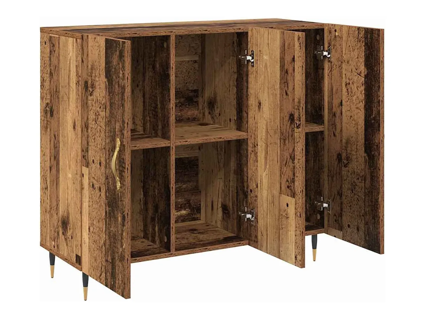 Vitrina Marrón 90 x 34 x 80 cm Madera contrachapada