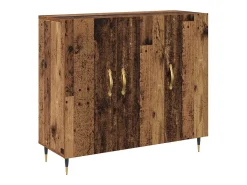 Vitrina Marrón 90 x 34 x 80 cm Madera contrachapada