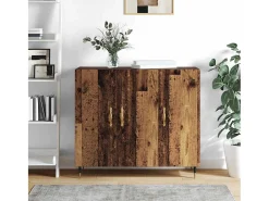 Vitrina Marrón 90 x 34 x 80 cm Madera contrachapada