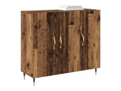 Vitrina Marrón 90 x 34 x 80 cm Madera contrachapada
