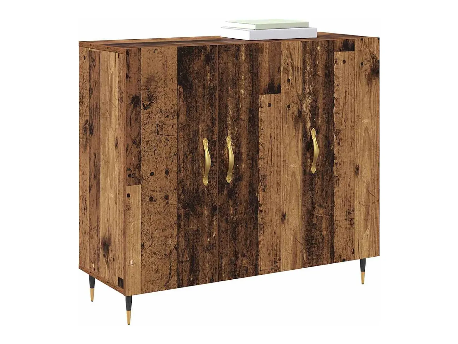 Vitrina Marrón 90 x 34 x 80 cm Madera contrachapada