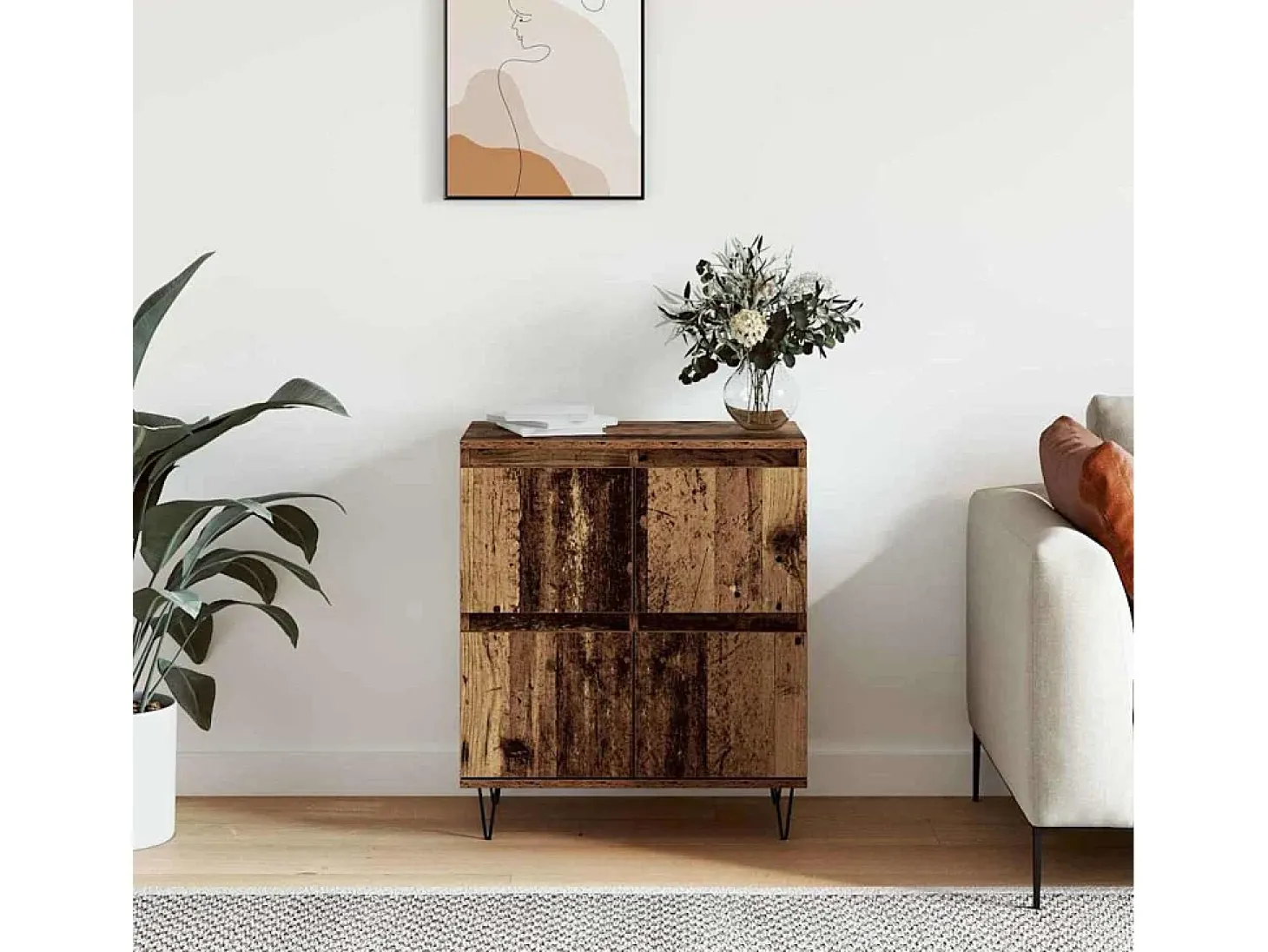 Vitrina Marrón 60 x 35 x 70 cm Madera contrachapada