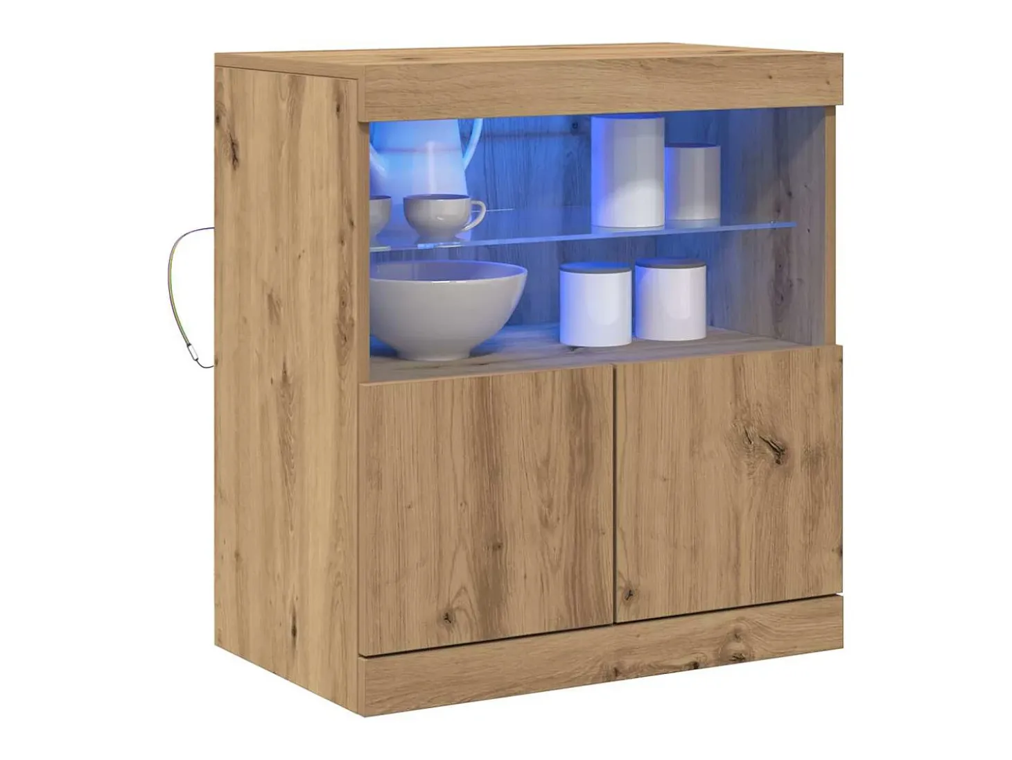 Vitrina Marrón 60 x 37 x 67 cm Madera contrachapada