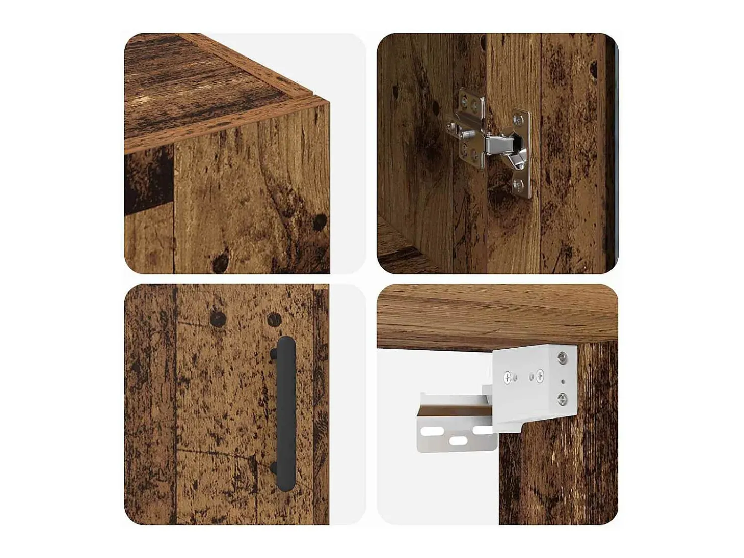 Vitrina Marrón 69.5 x 34 x 90 cm Madera contrachapada