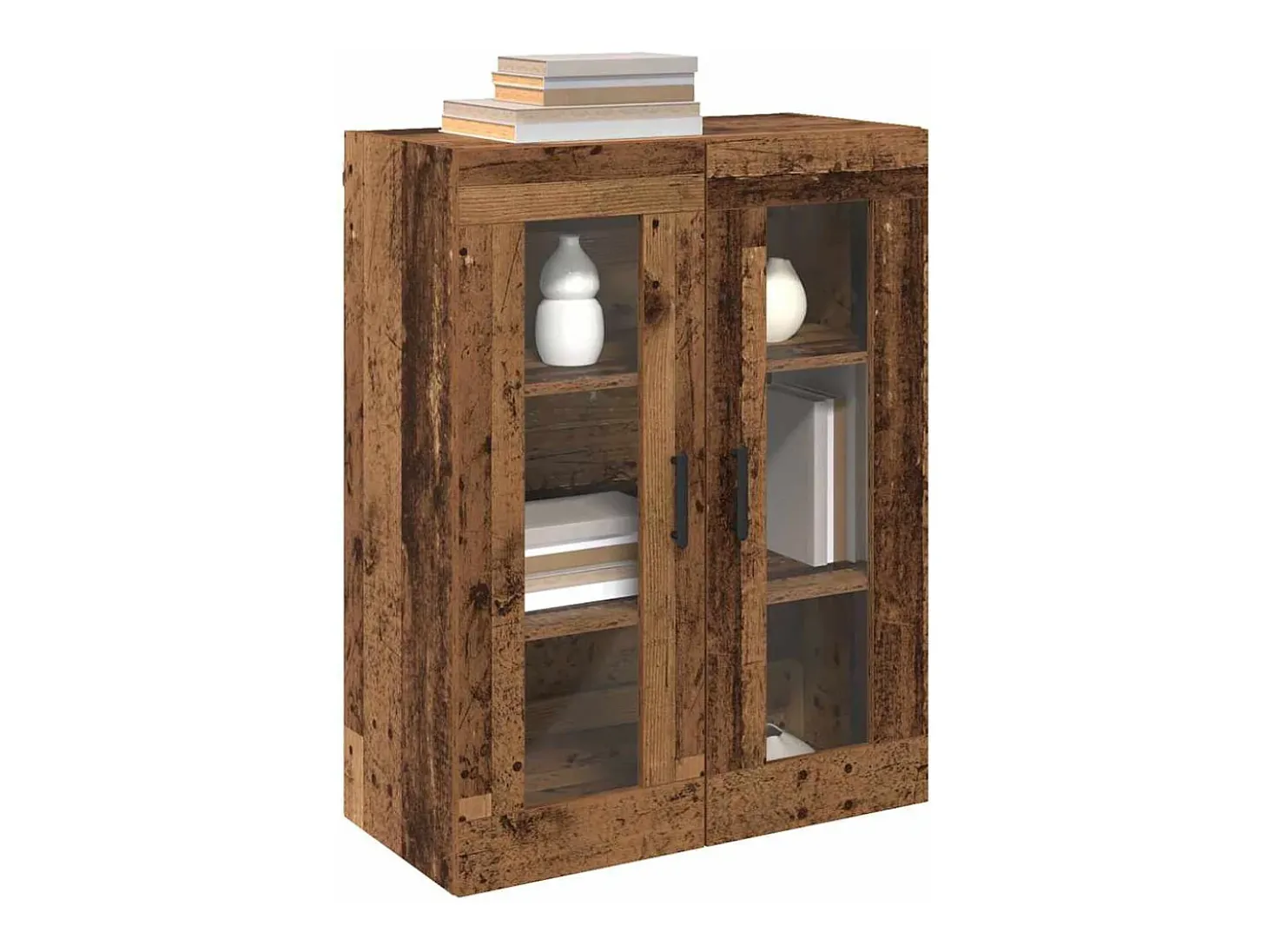 Vitrina Marrón 69.5 x 34 x 90 cm Madera contrachapada