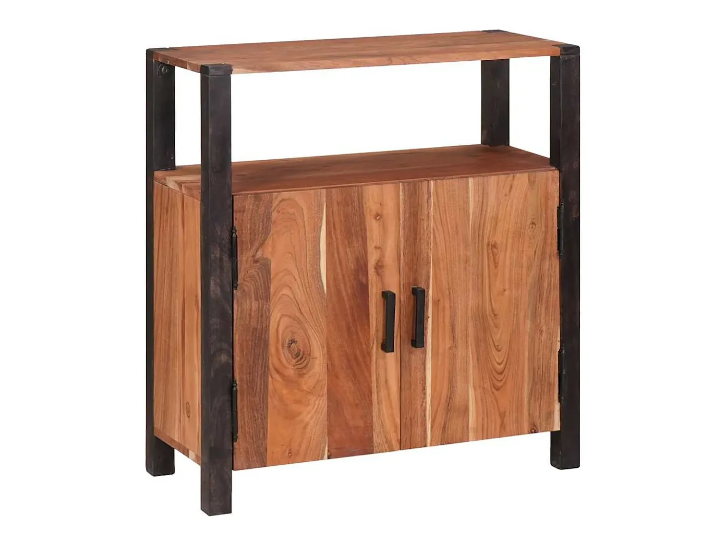 Vitrina Marrón 70 x 30 x 75 cm Madera maciza de Acacia