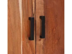 Vitrina Marrón 70 x 30 x 75 cm Madera maciza de Acacia