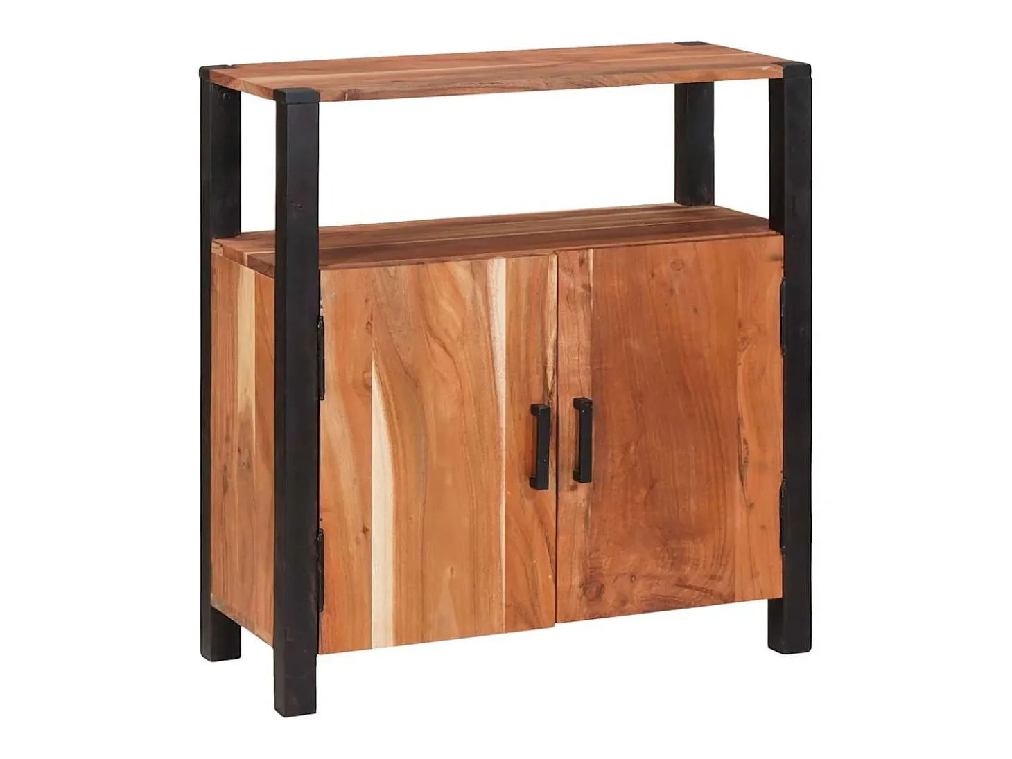 Vitrina Marrón 70 x 30 x 75 cm Madera maciza de Acacia