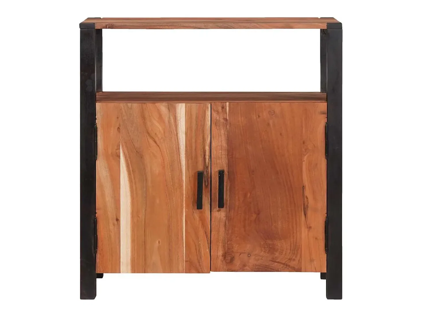 Vitrina Marrón 70 x 30 x 75 cm Madera maciza de Acacia