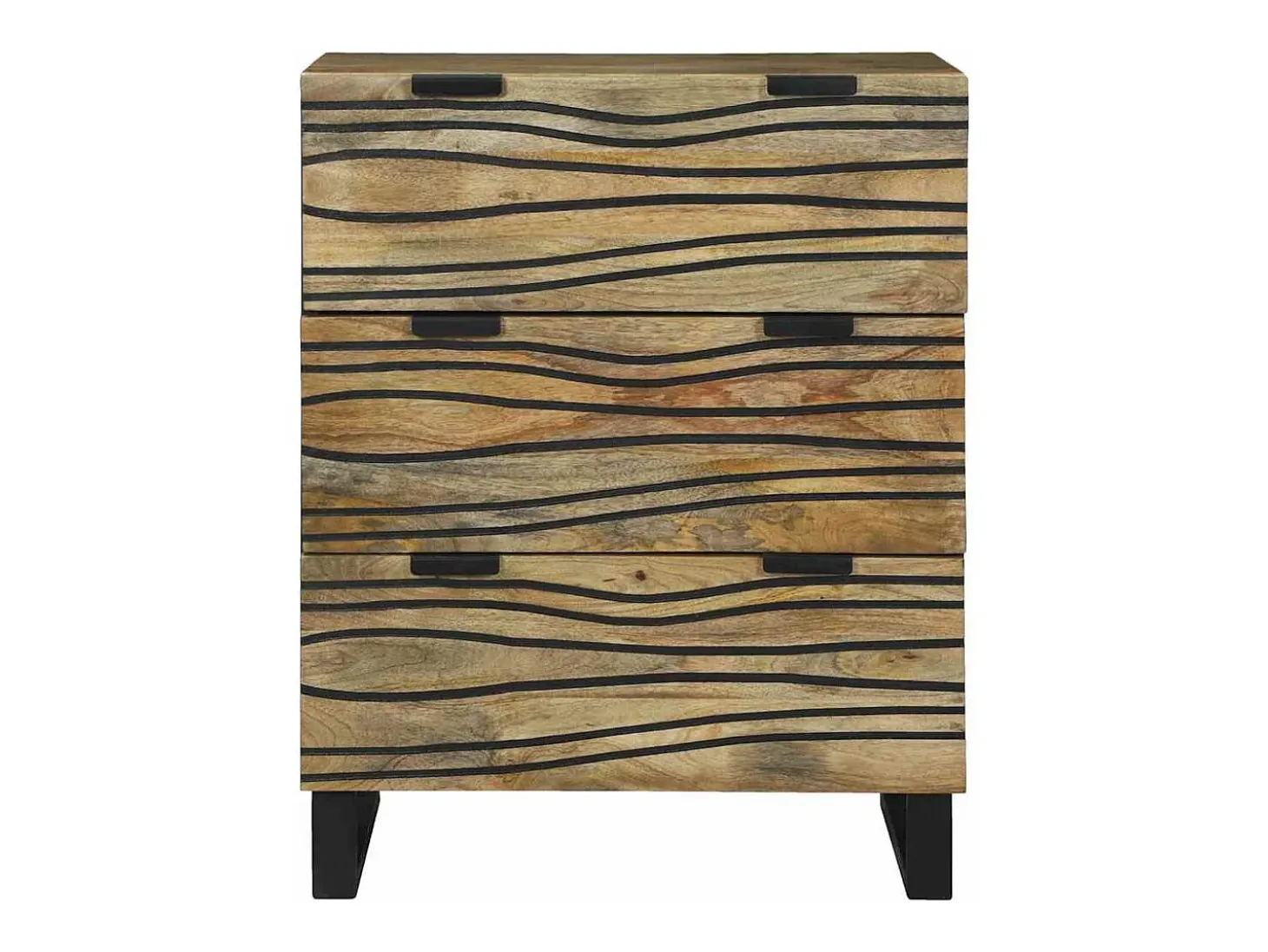 Vitrina Marrón 60 x 33.5 x 75 cm Madera maciza de Mango