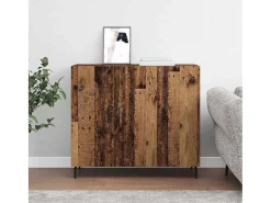 Vitrina Marrón 90 x 34 x 80 cm Madera contrachapada