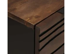 Vitrina Marrón 60 x 33.5 x 75 cm Madera maciza de Mango
