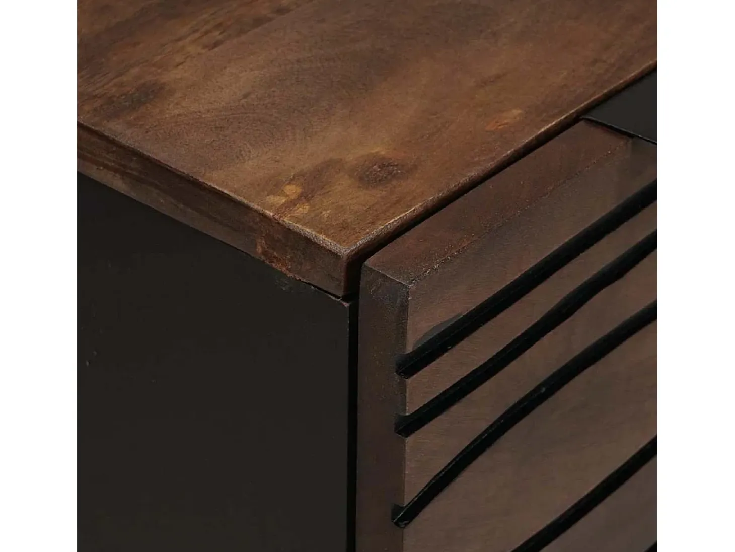 Vitrina Marrón 60 x 33.5 x 75 cm Madera maciza de Mango