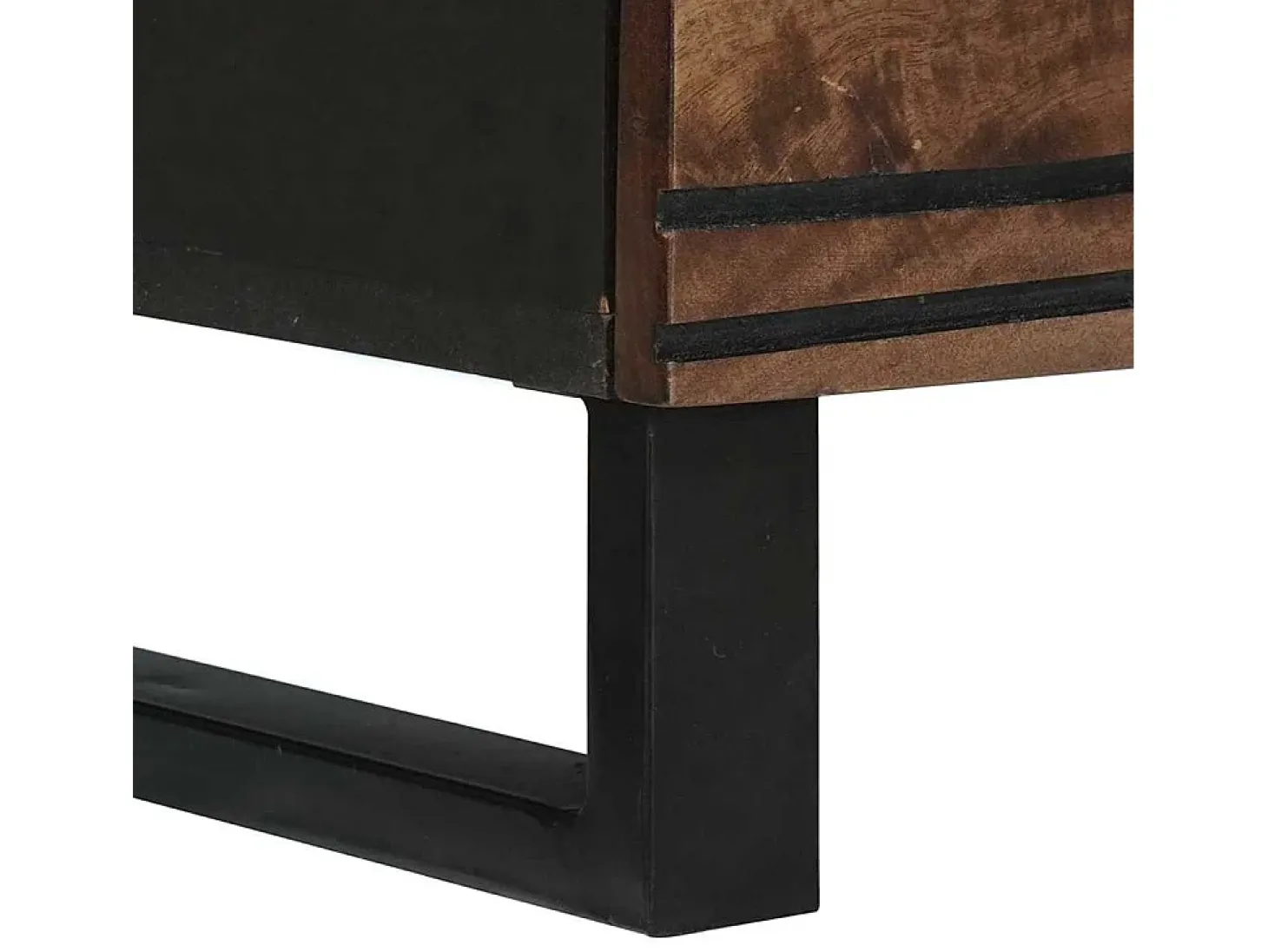 Vitrina Marrón 60 x 33.5 x 75 cm Madera maciza de Mango