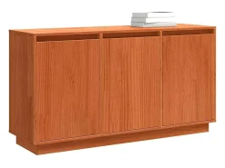 Vitrina Marrón 111 x 34 x 60 cm Madera maciza de Pino