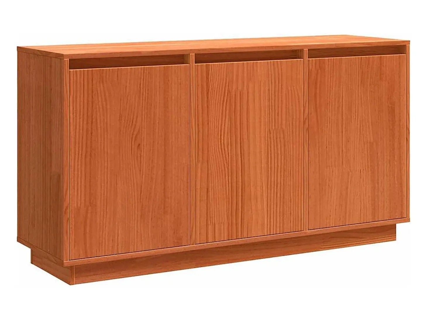 Vitrina Marrón 111 x 34 x 60 cm Madera maciza de Pino