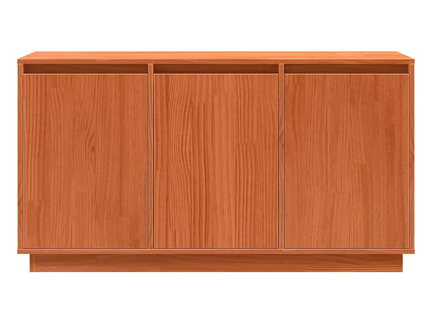 Vitrina Marrón 111 x 34 x 60 cm Madera maciza de Pino