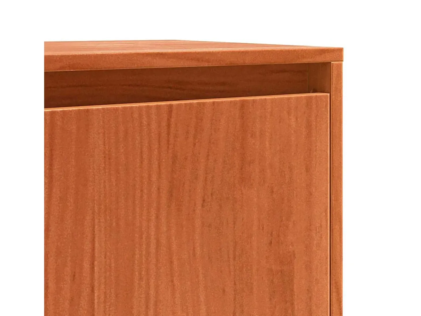 Vitrina Marrón 111 x 34 x 60 cm Madera maciza de Pino