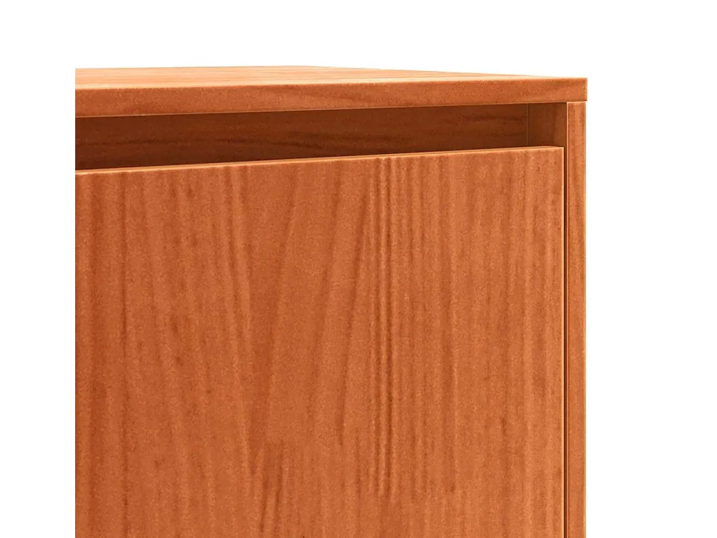 Vitrina Marrón cera 110 x 34 x 75 cm Madera maciza de pino