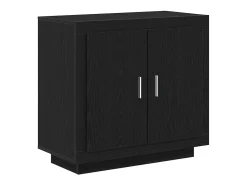 Vitrina Negro 80 x 40 x 75 cm Madera contrachapada