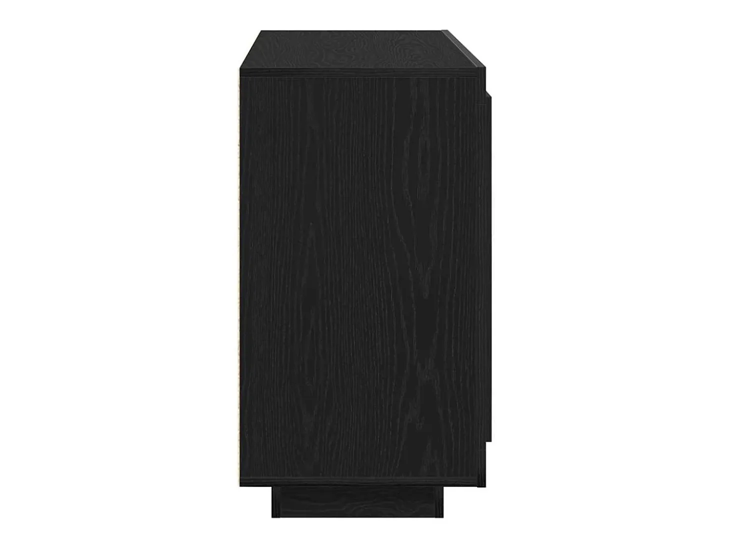 Vitrina Negro 80 x 40 x 75 cm Madera contrachapada
