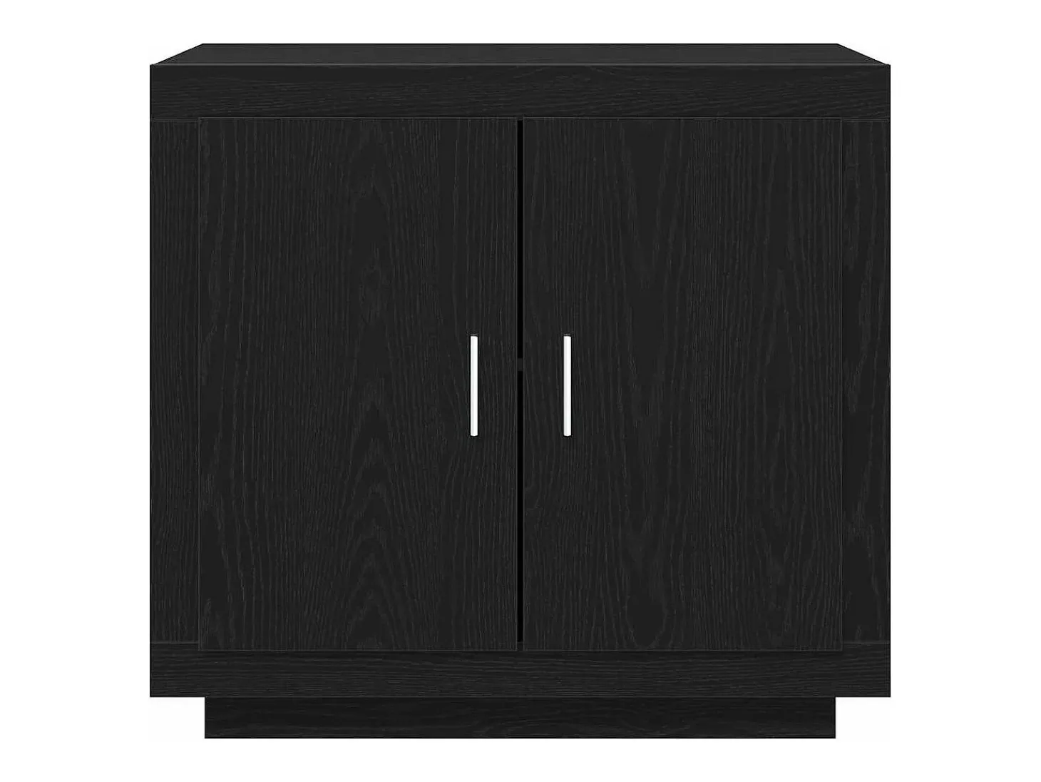 Vitrina Negro 80 x 40 x 75 cm Madera contrachapada