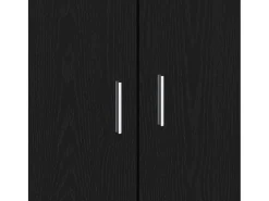 Vitrina Negro 80 x 40 x 75 cm Madera contrachapada